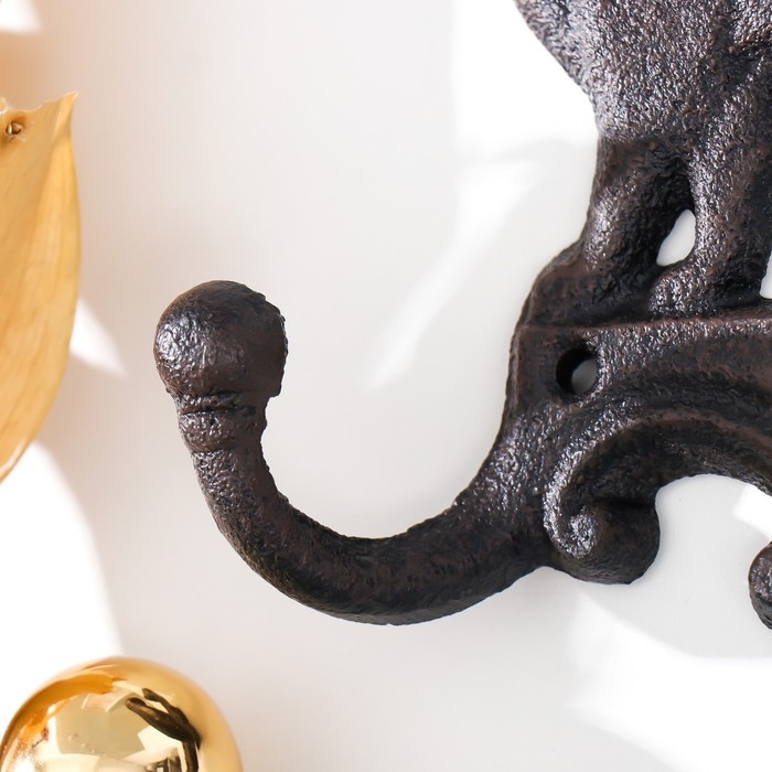 Крючки декоративные металл "Домашний кот" 16х4х16 см