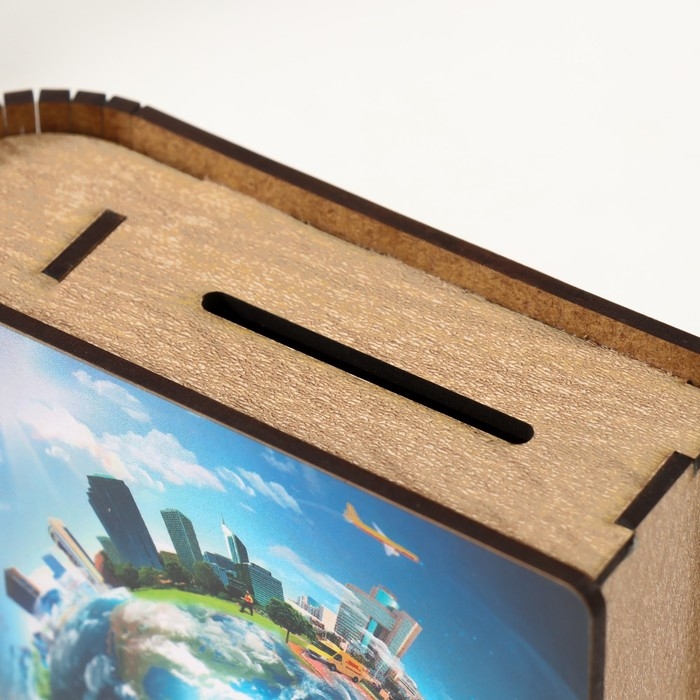 Копилка-шкатулка "Захват мира" 14х12х5 см