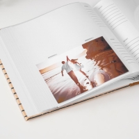 Фотоальбом на 200 фото 10х15 см "Мишка пилот" 4,8х22х22 см