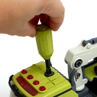 Конструктор винтовой «Лесопогрузчик», свет, звук, инерция, 76 деталей Конструктор винтовой «Лесопогрузчик», свет, звук, инерция, 76 деталей