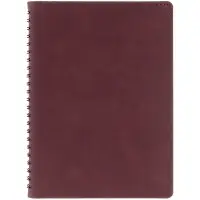 Ежедневник Spring Urban на заказ, недатированный, бордовый