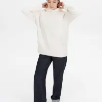 Худи оверсайз унисекс Snuggie, молочно-белое, размер M/L