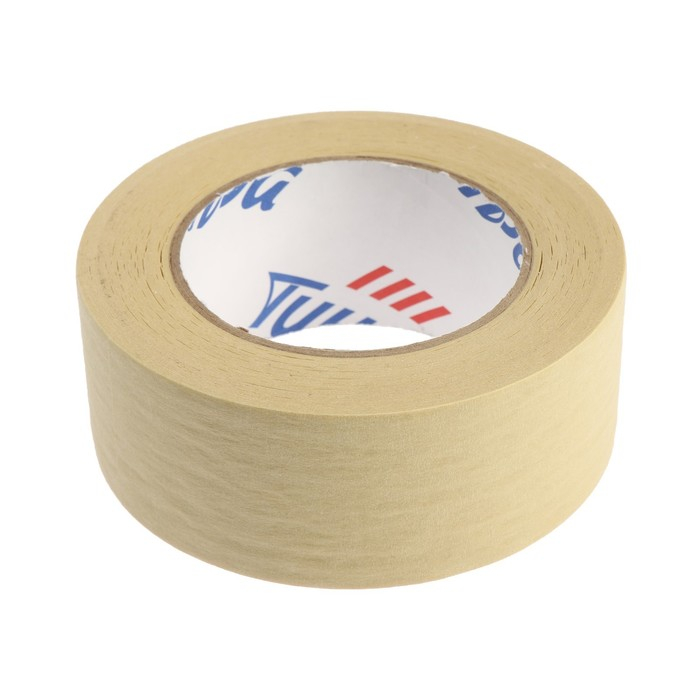 Лента малярная ТУНДРА, клейкая, термостойкая (160&deg;С), 48 мм x 50 м