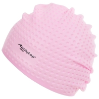 Шапочка для плавания взрослая ONLYTOP, силиконовая, обхват 54-60 см Шапочка для плавания взрослая ONLYTOP, силиконовая, обхват 54-60 см