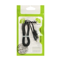 Кабель Type-C - USB, 2.4 А, 1 м, зарядка + передача данных, плоский, пакет, черный Кабель Type-C - USB, 2.4 А, 1 м, зарядка + передача данных, плоский, пакет, черный