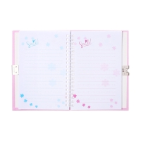 Записная книжка подарочная, 45 листов, линия, на замке, на гребне, Лапки (17,8х13см) Записная книжка подарочная, 45 листов, линия, на замке, на гребне, Лапки (17,8х13см)