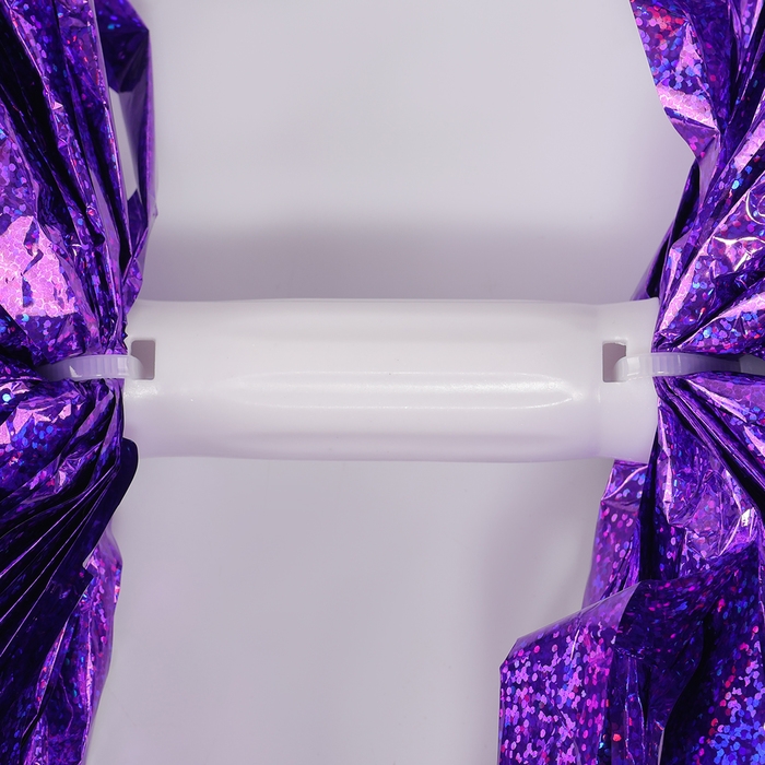 Помпон 1шт, цвет фиолетовый голография Помпон 1шт, цвет фиолетовый голография