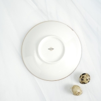 Салатник фарфоровый Magistro &laquo;Церера&raquo;, 400 мл, d=16,2 см, цвет оранжевый