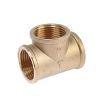 Тройник ZEIN, 1", внутренняя резьба, латунь Тройник ZEIN, 1", внутренняя резьба, латунь