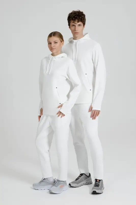 Худи унисекс Begi, молочно-белое, размер XXL