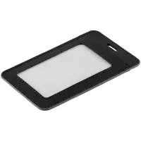 Чехол для пропуска Shall Simple, черный Чехол для пропуска Shall Simple, черный