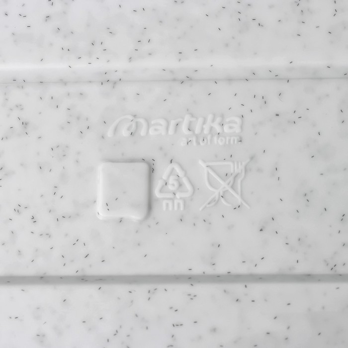 Ящик балконный для цветов «Фелиция», 40 см, цвет мраморный Ящик балконный для цветов «Фелиция», 40 см, цвет мраморный