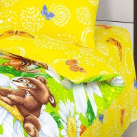 Постельное бельё 1,5сп Артпостелька &laquo;Оранжевое лето&raquo;, 143х215, 150х214, 70х70см - 2шт, бязь (120г/м, хл)