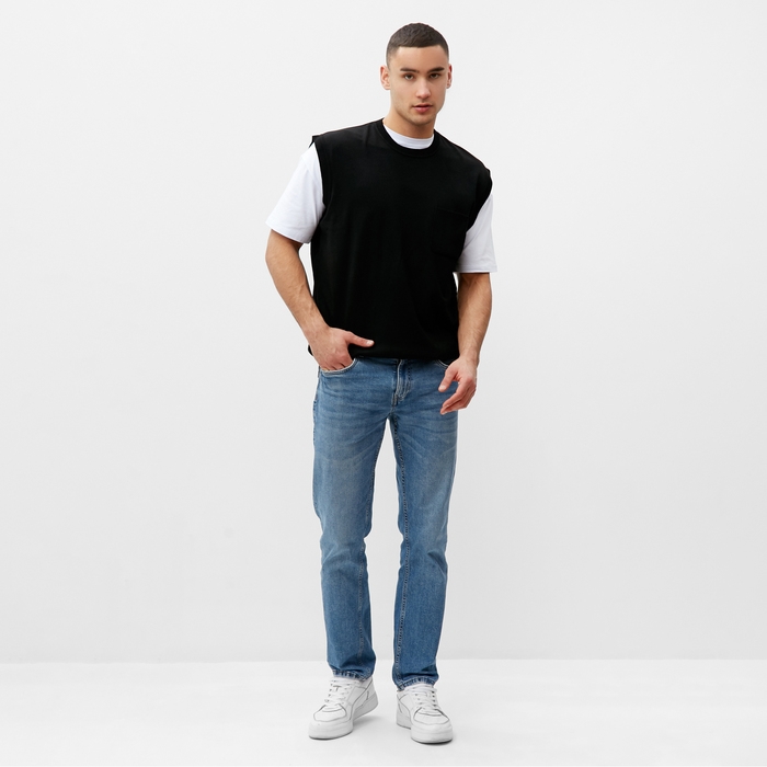 Жилет MINAKU: Knitwear collection цвет черный, размер 46