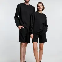 Свитшот унисекс Delta, черный, размер 3XL