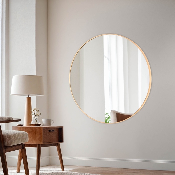 Зеркало "Бронза", настенное, 100 &times; 3 см