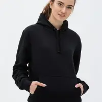 Толстовка унисекс Spencer черная, размер XS