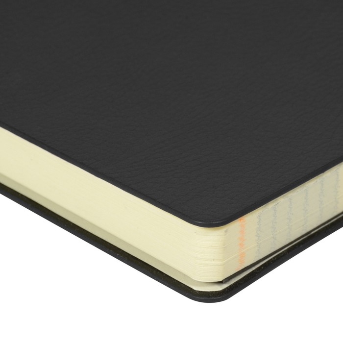 Ежедневник недатированный А5, 136 листов Megapolis Flex smart, обложка искусственная кожа, ляссе, блок 70 г/м2, чёрный