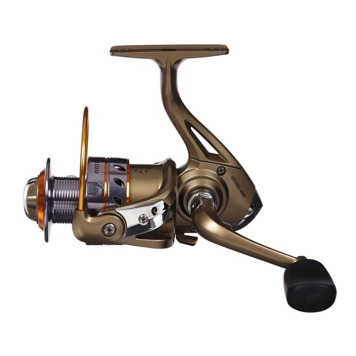 Катушка б/ин "Волжанка" Оптима 4000, 6+1 подшипник, 5.14:1