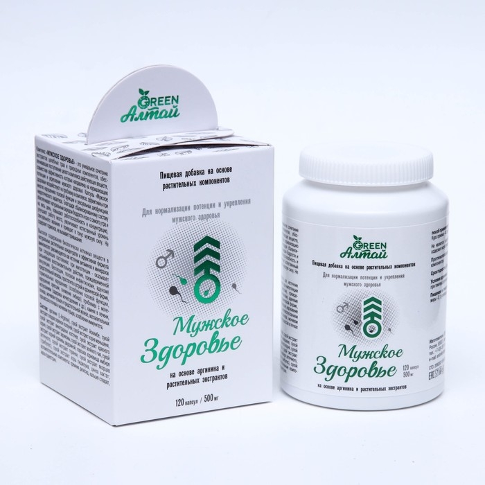 Мужское здоровье &laquo;Для нормализаци потенции&raquo;, 120 капсул по 0.5 г