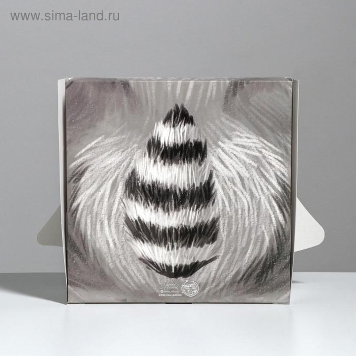 Коробка подарочная складная, упаковка, &laquo;Енотик&raquo;, 25 х 25 х 10 см