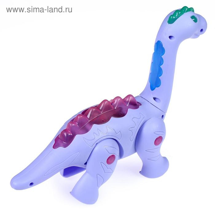 Динозавр &laquo;Диплодок травоядный&raquo;, световые и звуковые эффекты, работает от батареек, МИКС