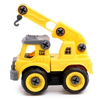 Конструктор винтовой «Строительный транспорт», набор 2 штуки, с отвёрткой, 59 деталей Конструктор винтовой «Строительный транспорт», набор 2 штуки, с отвёрткой, 59 деталей