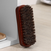 Щётка для обуви с конским волосом, 13&times;5&times;4 см