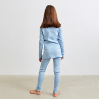 Термобельё для девочки (лонгслив, легинсы) цвет голубой, рост 146 см