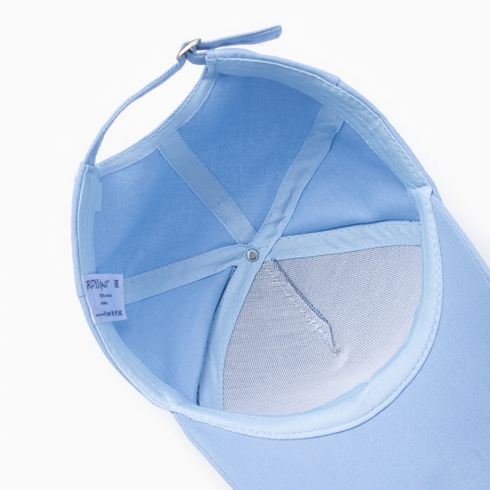 Бейсболка для мальчика, цвет голубой, размер 52-54