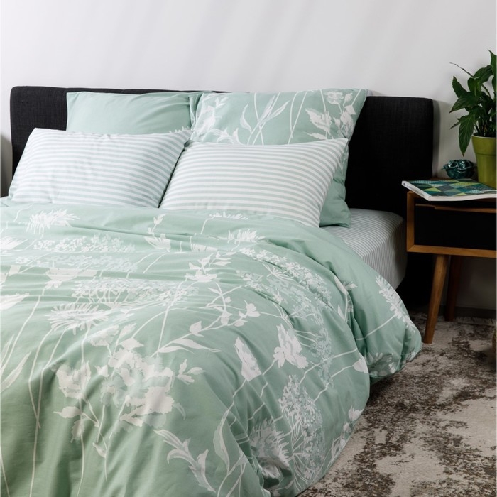 Постельное бельё Евро Luisa de Rizzo Травы 200х215 см, 240х215 см, 70х70 см 2шт, поплин 110гр хл100% Постельное бельё Евро Luisa de Rizzo Травы 200х215 см, 240х215 см, 70х70 см 2шт, поплин 110гр хл100%