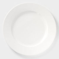Тарелка фарфоровая обеденная Wilmax Stella Pro, d=27 см, цвет белый