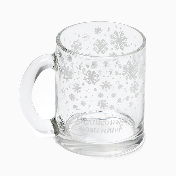 Новый год. Кружка &laquo;Снежинки&raquo;, 300 мл