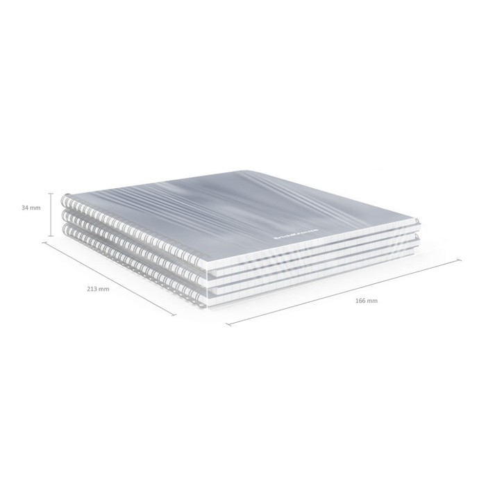 Тетрадь на спирали, 60 листов в клетку, ErichKrause Classic, пластиковая обложка, блок офсет 100% белизна, МИКС (1 вид в спайке) Тетрадь на спирали, 60 листов в клетку, ErichKrause Classic, пластиковая обложка, блок офсет 100% белизна, МИКС (1 вид в спайке)