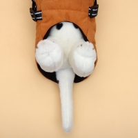 Куртка для собак со шлейкой, размер L (ДС 35, ОГ 45, ОШ 35 см), горчичная Куртка для собак со шлейкой, размер L (ДС 35, ОГ 45, ОШ 35 см), горчичная