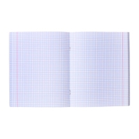 Тетрадь 48 листов в клетку Calligrata "Аниме", картонная обложка, глянцевая ламинация, блок офсет МИКС