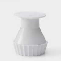 Пресс для формирования тарталеток ребристый, 6,8×7 см, цвет белый Пресс для формирования тарталеток ребристый, 6,8×7 см, цвет белый