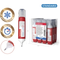 Ручка-корректор 12 мл, ErichKrause Arctic White, супер-белая, с металлическим наконечником Ручка-корректор 12 мл, ErichKrause Arctic White, супер-белая, с металлическим наконечником