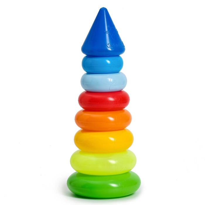 Пирамидка 7 колец с конусом № 1 Пирамидка 7 колец с конусом № 1