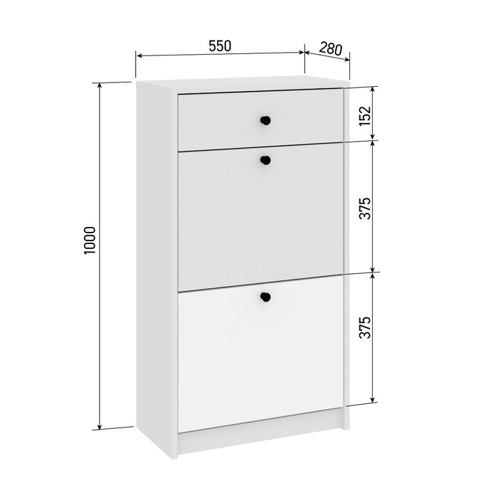 Обувница Найс 1, Белый Обувница Найс 1, Белый