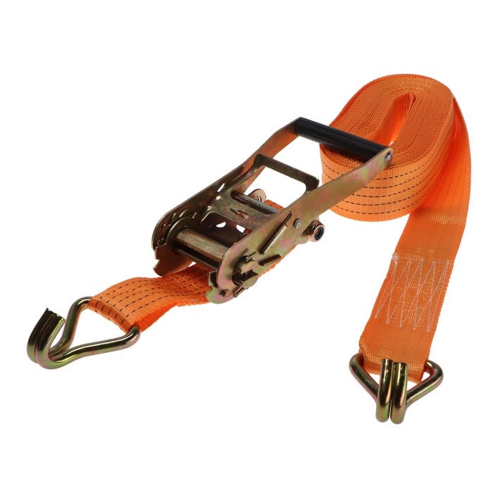 Стяжка груза с механизмом, ширина ленты 50 мм, нагрузка 3000 кг, длина 10 м Стяжка груза с механизмом, ширина ленты 50 мм, нагрузка 3000 кг, длина 10 м