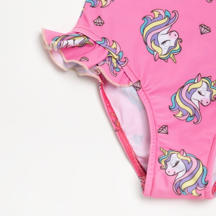 Купальник детский KAFTAN &laquo;Единороги&raquo;, рост 122-128 (34)