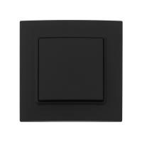Выключатель TOT Elegant, 10 А, 1 кл., скрытый, черный Выключатель TOT Elegant, 10 А, 1 кл., скрытый, черный