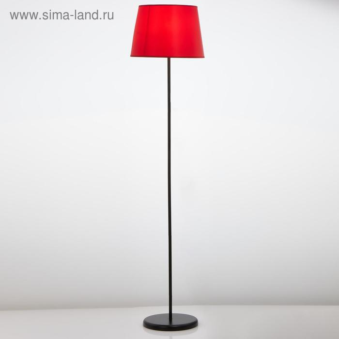Торшер 2601 1х15Вт Е27 черный/красный
