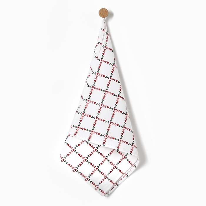 Полотенце Этель Полотенце Этель "Flower Cage" 40х73 см, 100% хл, рогожка 186 г/м2