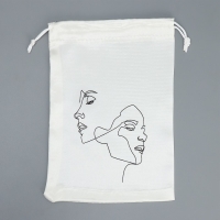 Мешочек подарочный атласный &laquo;Лица&raquo;, 16 х 24 см +/- 1.5 см