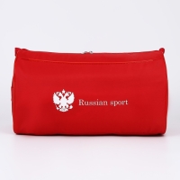 Сумка спортивная Russian Team, наружный карман, 40 см х 24 см х 21 см, цвет красный Сумка спортивная Russian Team, наружный карман, 40 см х 24 см х 21 см, цвет красный