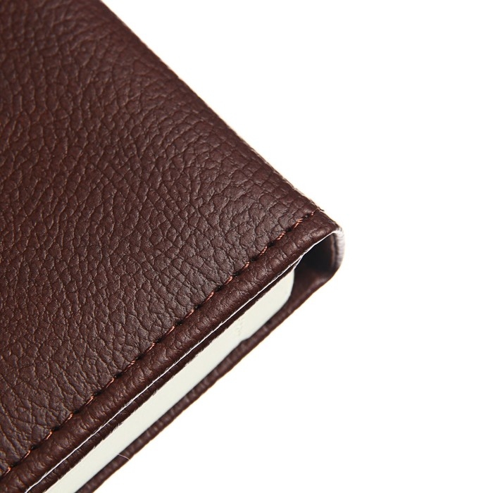 Ежедневник датированный 2024 A5 176 листов, deVENTE.Tudor, твёрдая обложка из искусственной кожи, ляссе, кремовый блок 70 г/м2, коричневый