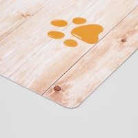 Коврик под миску "Пижон" с нескользящим основанием 43 х 28 см "Bon Appetit"