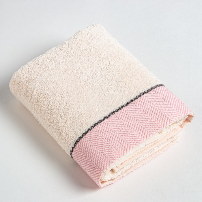 Полотенце махровое Love Life &laquo;Бриз&raquo; 70х120 см, розовый, 100% хл, 500 гр/м2